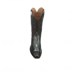 Lucchese-inc Boots Cruz :: Charcoal + Black