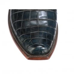 Lucchesse-inc Tulip Exotic :: Navy + Wheat Boots