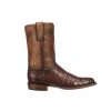 Lucchese-inc Wilson :: Sienna + Dark Brown Boots