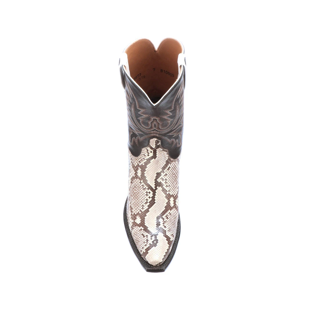 Lucchese-inc Dale Exotic :: Black/White + Black BOOTS Lucchese-inc Dale Exotic :: Black/White + Black BOOTS