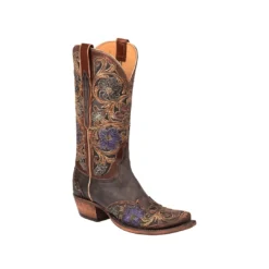 Best deal ๐ Lucchese-inc ๐ฅพ BOOTS Drea :: Dark Brown + Natural โจ 6 Lucchese-inc BOOTS Drea :: Dark Brown + Natural