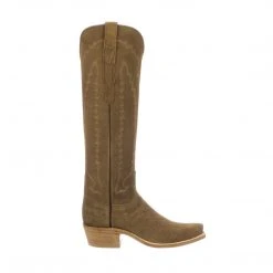 Lucchesse-inc Priscilla Suede :: Espresso BOOTS