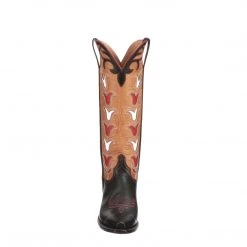Lucchesse-inc Ladies Tall Tulip :: Black + Rust