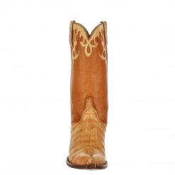 Lucchese-inc Hollywood Rose :: Tan + Honey BOOTS