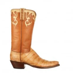 Lucchese-inc Hollywood Rose :: Tan + Honey BOOTS