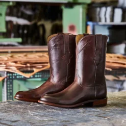 Lucchese-inc Kennedy Roper :: Black Cherry