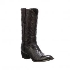 Lucchese-inc Boots Charles :: Black Cherry + Cordovan