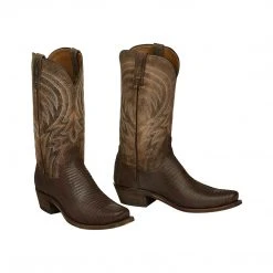 Lucchese-inc Percy :: Antique Tan + Tan Boots