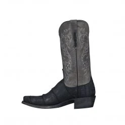 Lucchese-inc Burke :: Black + Charcoal