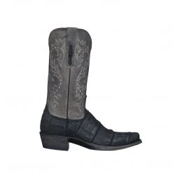 Lucchese-inc Burke :: Black + Charcoal