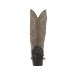 Lucchese-inc Burke :: Black + Charcoal