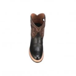 Lucchese-inc Ruth Short :: Black + Chocolate