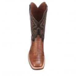 Lucchese-inc Rowdy Caiman :: Saddle + Brown