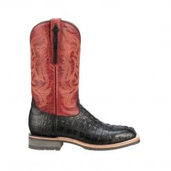 Lucchesse-inc Men Rowdy Hornback Caiman :: Black