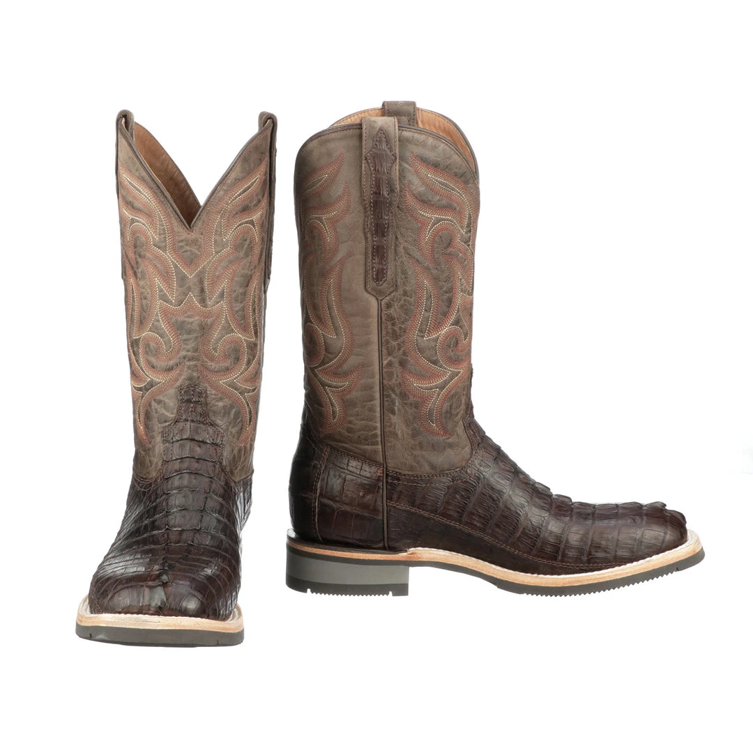 Lucchesse-inc Men Rowdy Hornback Caiman :: Chocolate Lucchesse-inc Men Rowdy Hornback Caiman :: Chocolate