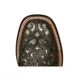 Lucchese-inc Sierra :: Dark Chocolate + Bronze