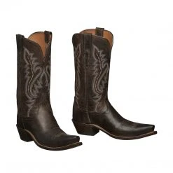 Lucchese-inc BOOTS Cassidy :: Chocolate + Beige