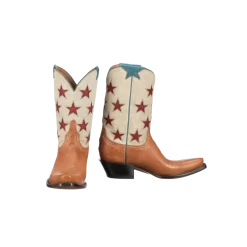 Lucchesse-inc BOOTS Estrella II :: Tan + Cream