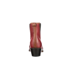 Lucchesse-inc Estrella Chelsea :: Red + Tan