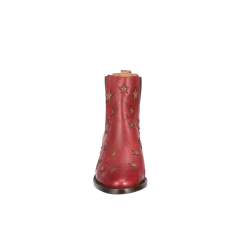 Lucchesse-inc Estrella Chelsea :: Red + Tan