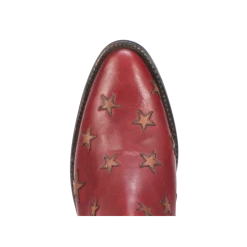 Lucchesse-inc Estrella Chelsea :: Red + Tan