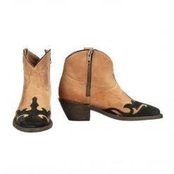 Lucchesse-inc BOOTS Rosa Zip :: Tan