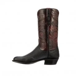 Lucchese-inc Nathan :: Black + Black Cherry