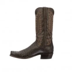 Lucchese-inc Boots Walter :: Barrel Brown + Chocolate