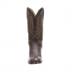 Lucchese-inc Boots Walter :: Barrel Brown + Chocolate
