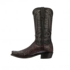 Lucchese-inc Boots Walter :: Black Cherry + Black