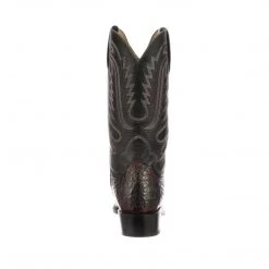 Lucchese-inc Boots Walter :: Black Cherry + Black