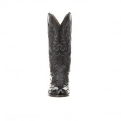 Lucchese-inc Elgin :: Navy + Black Boots