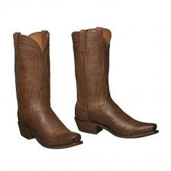 Lucchese-inc Bart :: Tan + Cowhide + Ranch Hand Boots