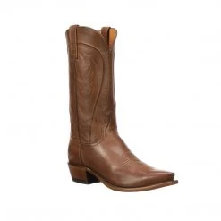 Lucchese-inc Bart :: Tan + Cowhide + Ranch Hand Boots