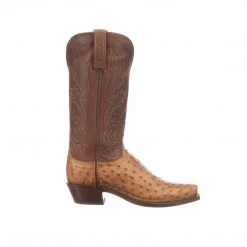 Lucchese-inc Dolly :: Barnwood + Tan BOOTS