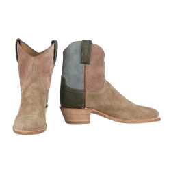 Lucchesse-inc Moonstruck :: Color Blocked Multi BOOTS