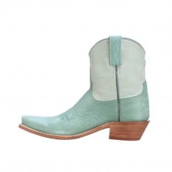 Lucchesse-inc Gaby Two-Tone :: Turquoise BOOTS