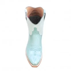 Lucchesse-inc Gaby Two-Tone :: Turquoise BOOTS