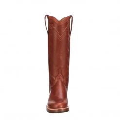 Lucchesse-inc Ladies Low Top Snake Boot King Ranch Edition :: Brandy