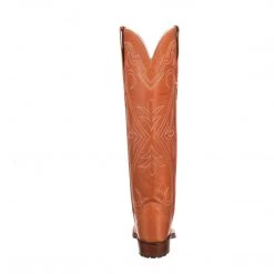 Lucchesse-inc Ladies High Top Snake Boot King Ranch Edition :: Whiskey