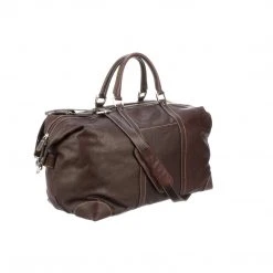 Lucchesse-inc COSIMO OVERNIGHT DUFFEL :: ESPRESSO Duffels