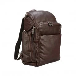 Lucchesse-inc Briefcase & Backpack COSIMO BACKPACK :: ESPRESSO
