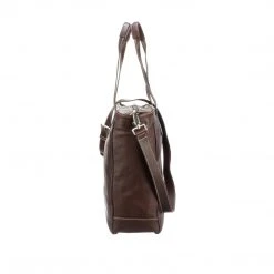 Lucchesse-inc Briefcase & Backpack COSIMO CARYALL TOTE :: ESPRESSO