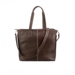 Lucchesse-inc Briefcase & Backpack COSIMO CARYALL TOTE :: ESPRESSO