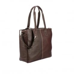 Lucchesse-inc Briefcase & Backpack COSIMO CARYALL TOTE :: ESPRESSO