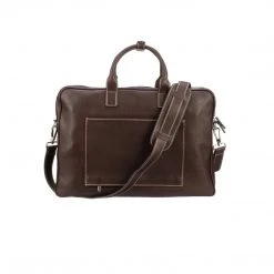 Lucchesse-inc Briefcase & Backpack COSIMO BRIEFCASE :: ESPRESSO