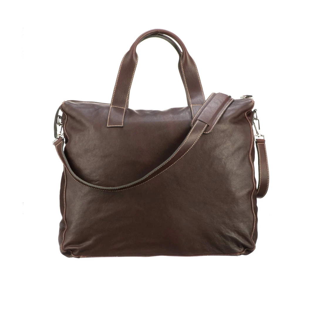 Lucchesse-inc Totes COSIMO TRAVEL TOTE :: ESPRESSO Lucchesse-inc Totes COSIMO TRAVEL TOTE :: ESPRESSO