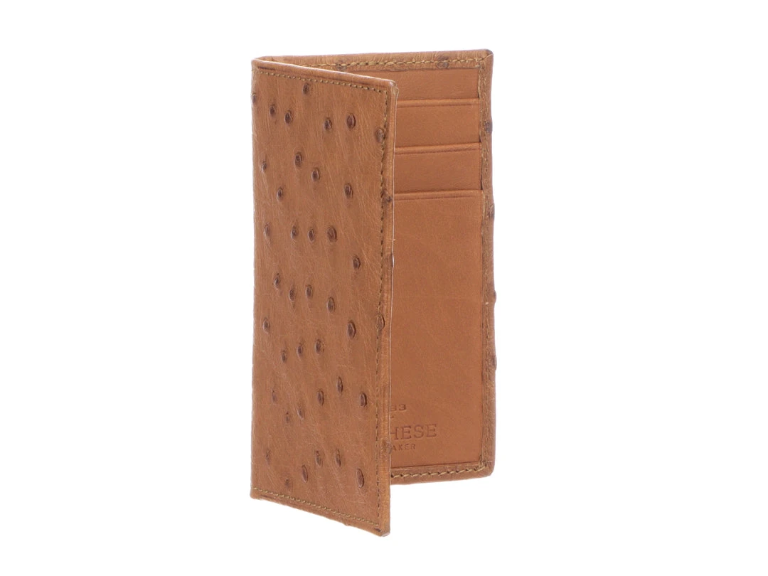 Lucchese-inc Wallets Bifold Wallet β Ostrich :: Cognac Lucchese-inc Wallets Bifold Wallet β Ostrich :: Cognac