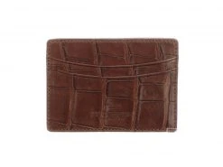 Lucchese-inc Wallets Credit Card Case – Crocodile :: Sienna