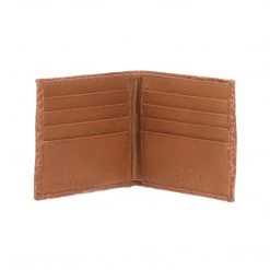 Lucchese-inc Hipster Wallet – Crocodile :: Cognac Wallets